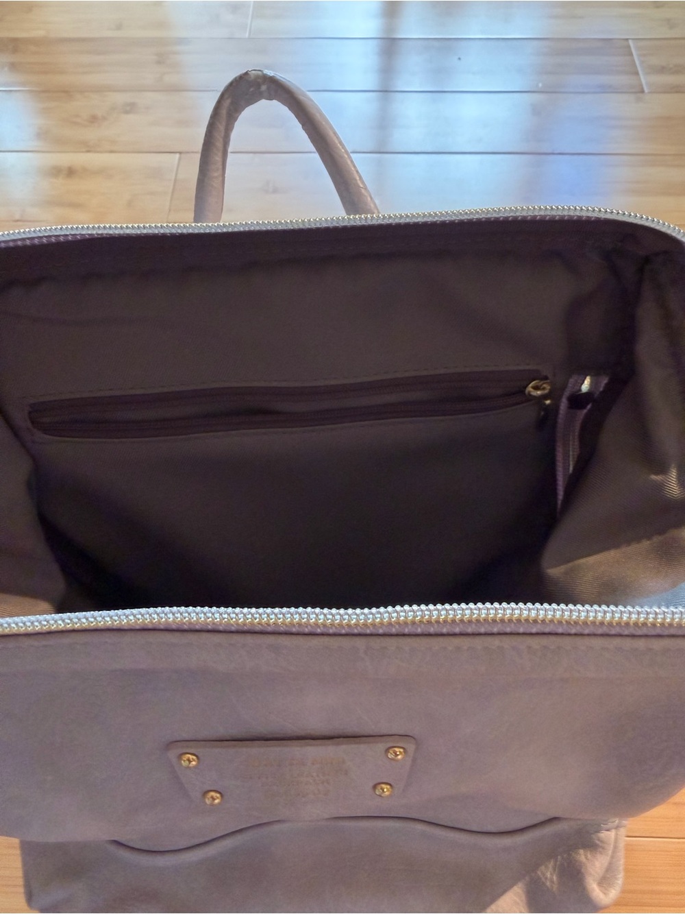 Monopoly Cratte Mini Leather Backpack – Gray Lavender - Picture 11 of 14